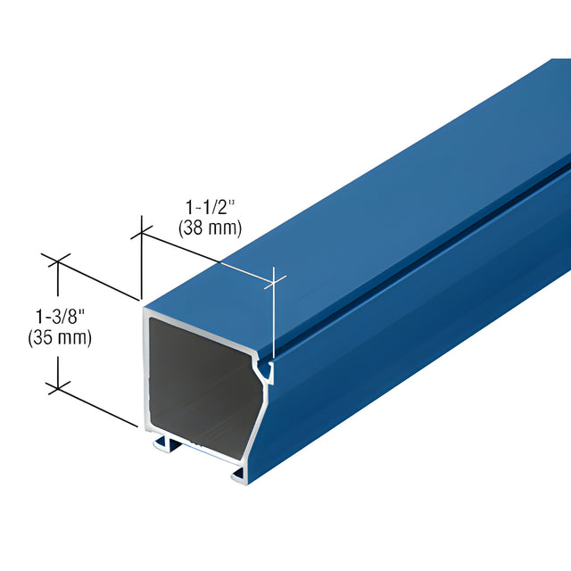 CRL-U.S. Aluminum Horizontal and Sill Glass Stop, Custom Paint - 24'-2"