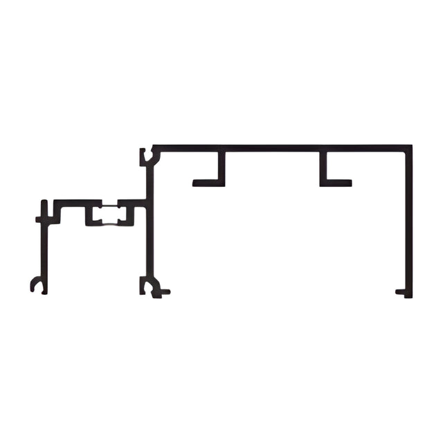 CRL-U.S. Aluminum Horizontal for 1" Glass, Custom Paint, 24'-2"
