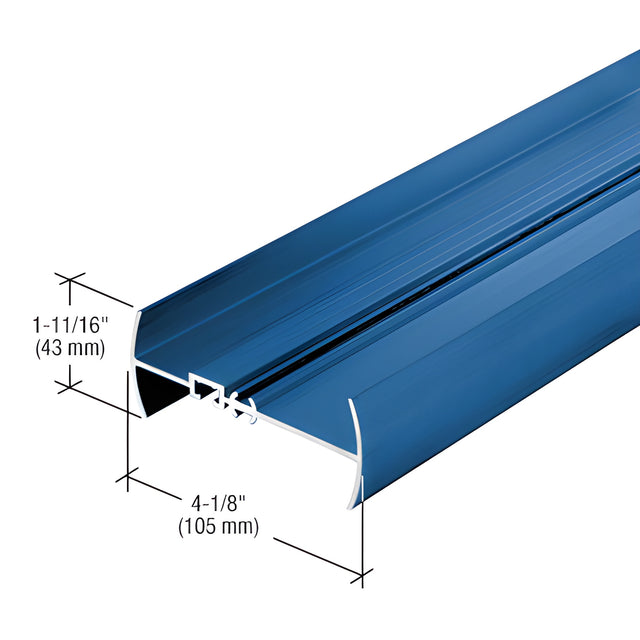 CRL-U.S. Aluminum Hub Mullion, Variable 0 to 24 Degrees, Custom Paint - 24'-2"