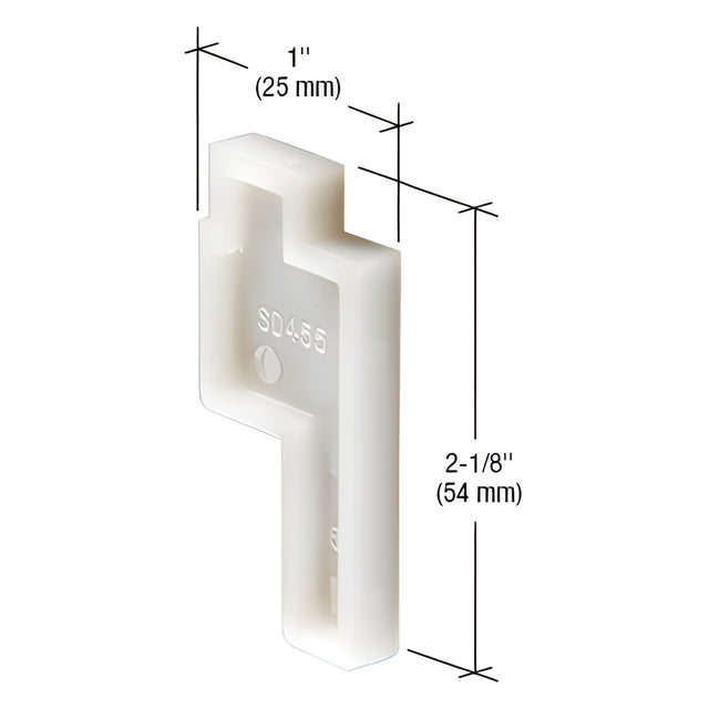 CRL-U.S. Aluminum Injected Molded End Dam- 20/Pk