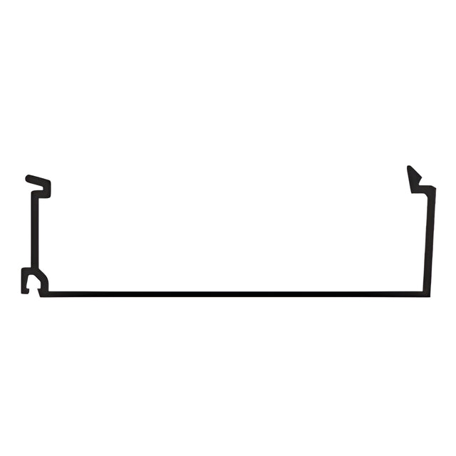 CRL-U.S. Aluminum Inside 1" Glass Stop for Flush Front Systems, Custom Paint- 24'-2"