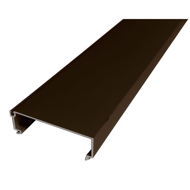 CRL-U.S. Aluminum Interior Glass Stop, Bronze Black Anodized - 24'-2"