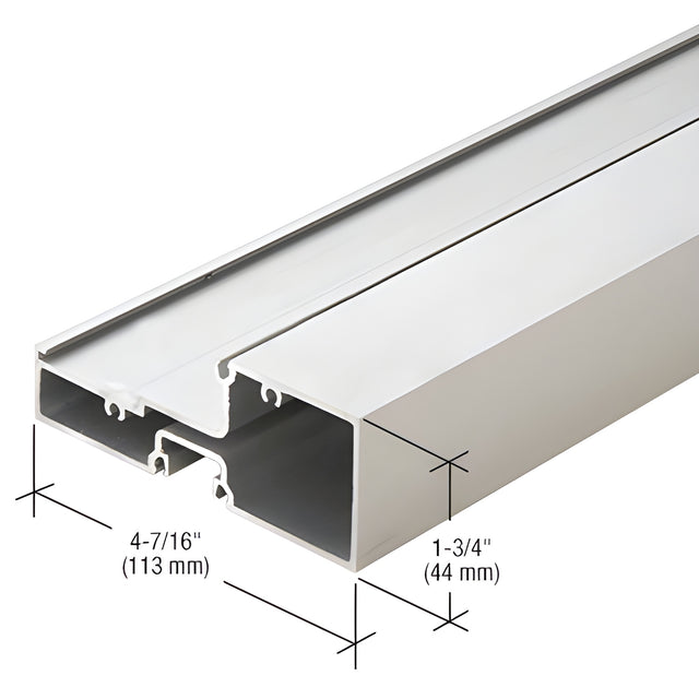 CRL-U.S. Aluminum Intermediate Horizontal Mullion, Clear Anodized - 24'-2"
