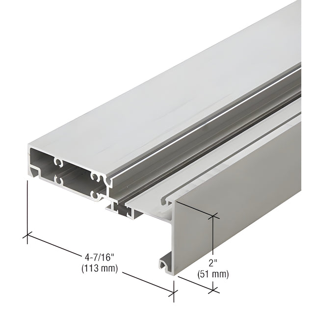 CRL-U.S. Aluminum Intermediate Horizontal Mullion, Thermally Improved - 24'-2"