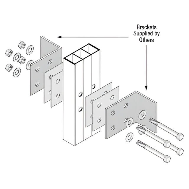 CRL-U.S. Aluminum Intermediate Mullion Anchor- 12/Pk