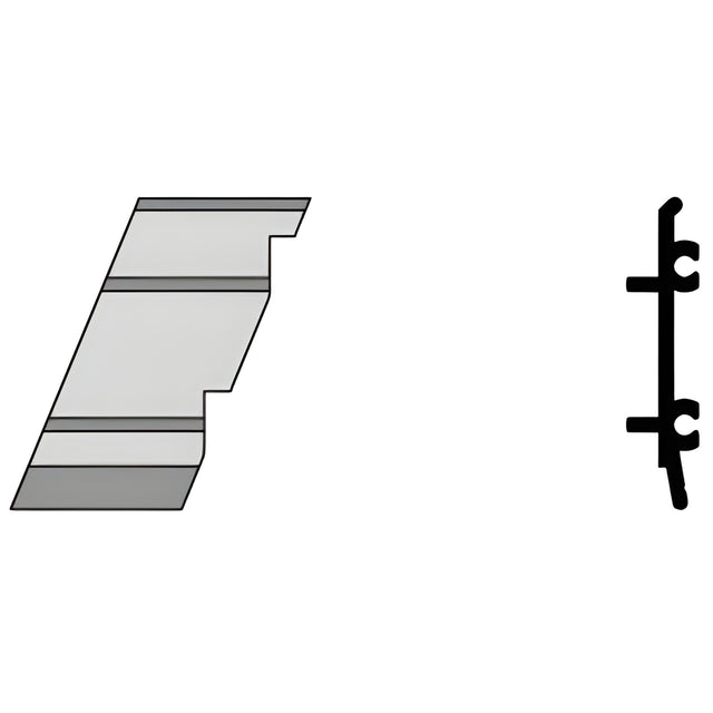 CRL-U.S. Aluminum Left Hand 135º Outside Corner 4/Pk