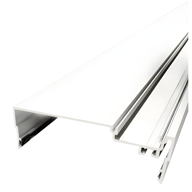 CRL-U.S. Aluminum Male Expansion Mullion, White KYNAR® Paint - 24'-2"