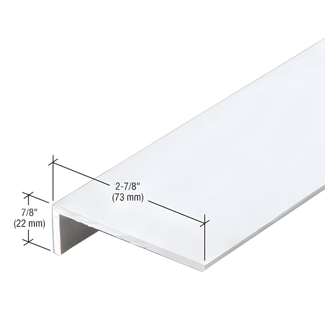 CRL-U.S. Aluminum Mill Finish 'L' Angle, 2-7/8" x 7/8" x 1/8" - 21'-2"