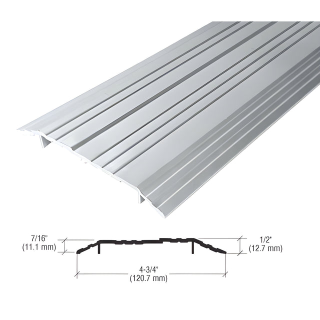 CRL-U.S. Aluminum Mill Finish Standard Door 4-3/4" Threshold - 21'-4"