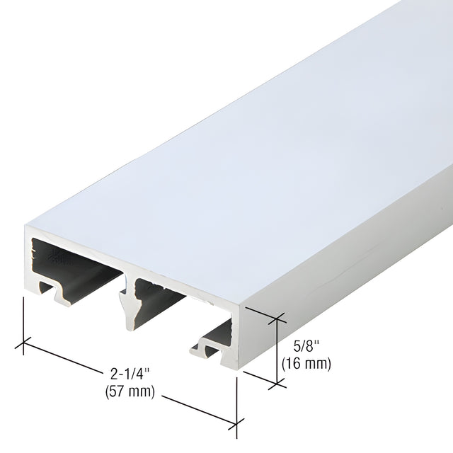 CRL-U.S. Aluminum Mill Finish Vertical Face Cap - 24'-2"