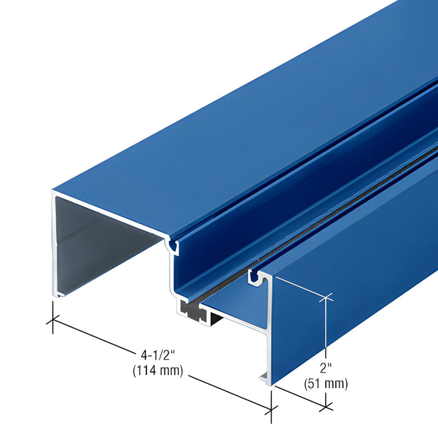 CRL-U.S. Aluminum Open Back Vertical Mullion, Thermally Improved, Custom Paint - 24'-2"