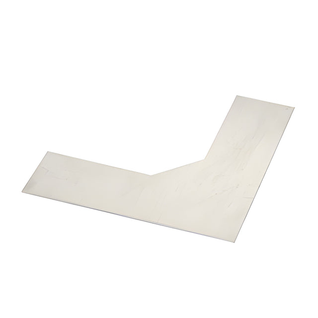 CRL-U.S. Aluminum Outside Corner Water Deflector for 1" Glazing - 10/Pk