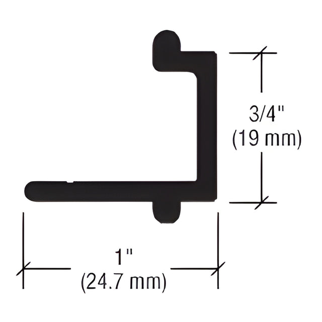 CRL-U.S. Aluminum Pocket Filler, Clear Anodized Class 1 - 24'-2"