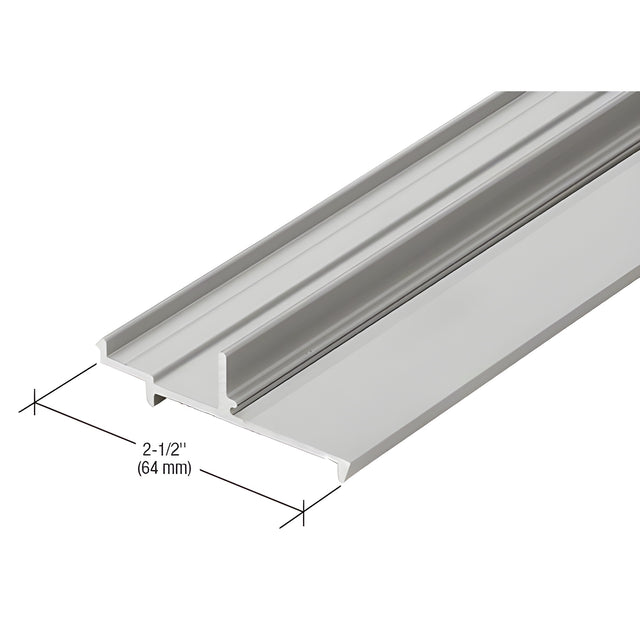 CRL-U.S. Aluminum Pocket Insert for Door Stop, Clear Anodized Class 1, 21'-2"