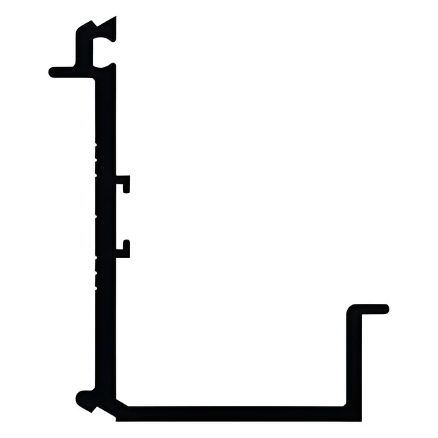 CRL-U.S. Aluminum Pressure Bar Less Thermal Isolatord - 24'-2", Dark Bronze/Black Anodized Class 1