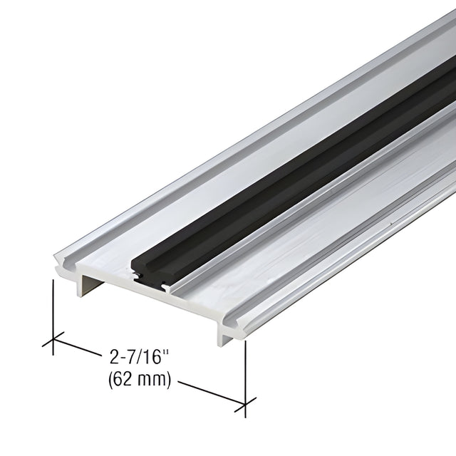 CRL-U.S. Aluminum Pressure Bar with Thermal Spacer, Mill - 24'-2