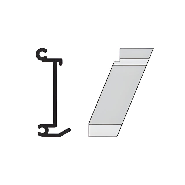 CRL-U.S. Aluminum Right Hand 135º Inside Corner Anchor Clip 4/Pk