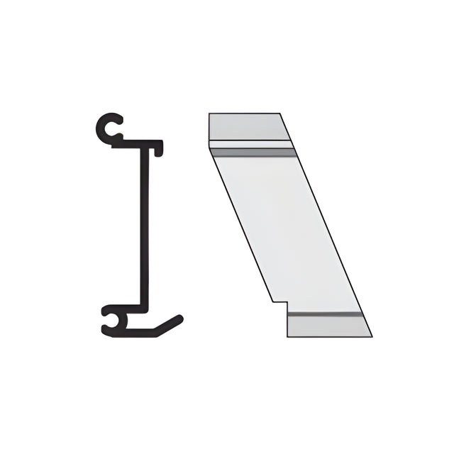 CRL-U.S. Aluminum Right Hand 135º Outside Corner Anchor Clip 4/Pk