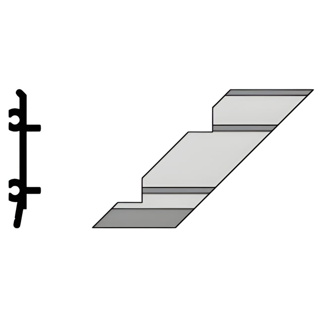 CRL-U.S. Aluminum Right Hand 90º Inside Corner- 4/Pk