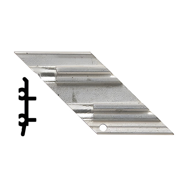 CRL-U.S. Aluminum Right Hand Anchor Clip, 90º, Outside Corner, 4/Pk