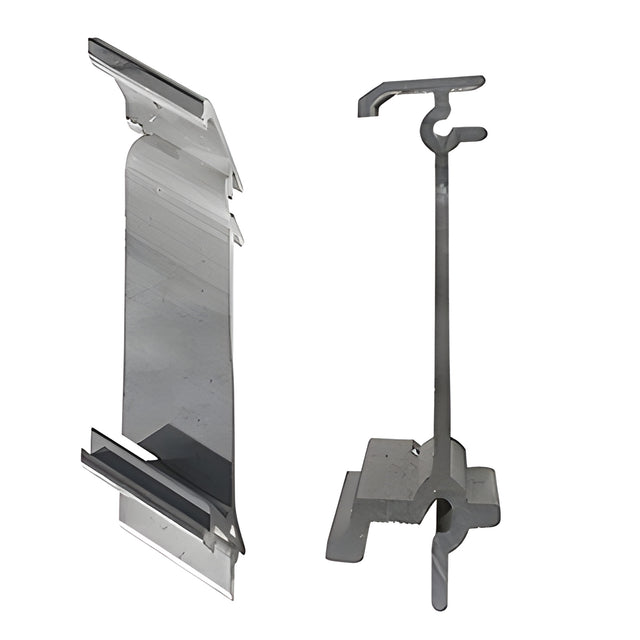 CRL-U.S. Aluminum Right Hand Inside 135 Degree Corner Anchor Clip- 4/Pk