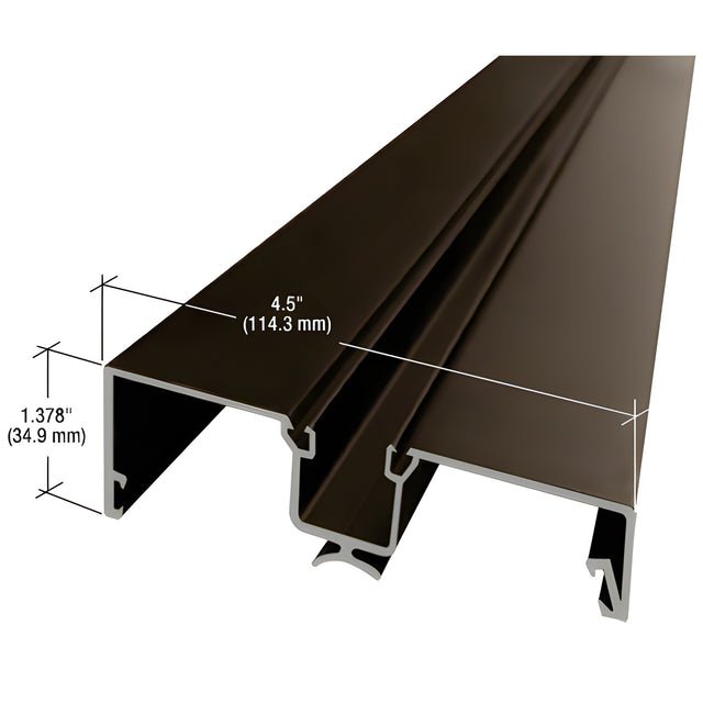 CRL-U.S. Aluminum Rotating Mull, Bronze Black Anodized - 24'-2"