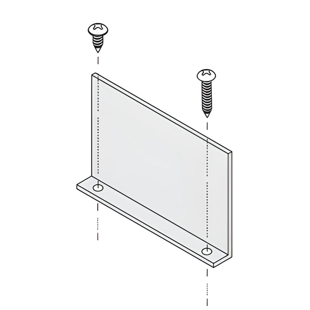 CRL-U.S. Aluminum Series 45X Mill Sill End Dam - 20/Pk