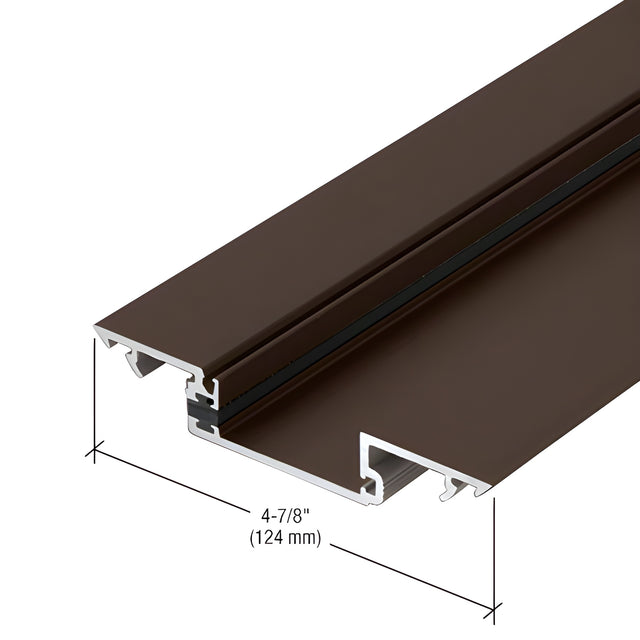 CRL-U.S. Aluminum Shallow Pocket Insert, Thermally Improved, Dark Bronze/Black Anodized Class 1, 24'-2"