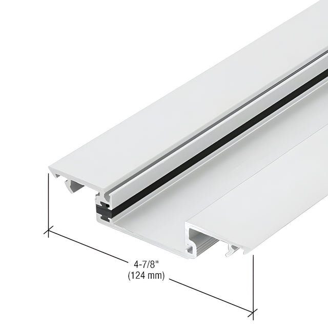 CRL-U.S. Aluminum Shallow Pocket Insert, Thermally Improved, White KYNAR® Paint, 24'-2"
