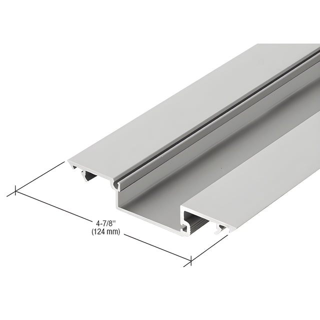 CRL-U.S. Aluminum Shallow Pocket Insert for 1-5/16" Glass, Clear Anodized Class 1 - 24'-2"