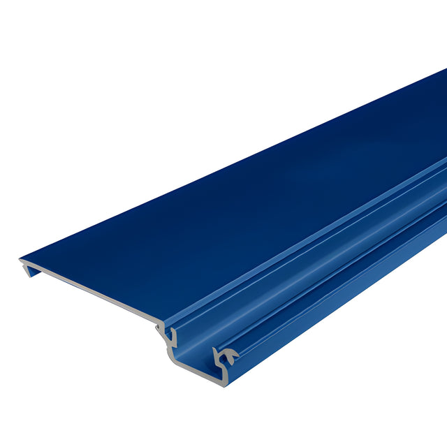 CRL-U.S. Aluminum Shallow Pocket Vertical Insert for 1/4" Glazing, Custom Paint- 24'-2"