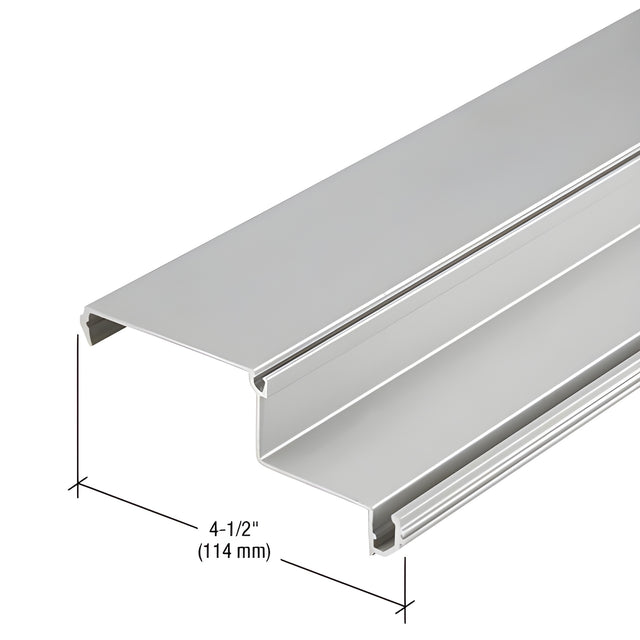 CRL-U.S. Aluminum Sill Insert for 1" Glazing - 24'-2", Clear Anodized Class 1