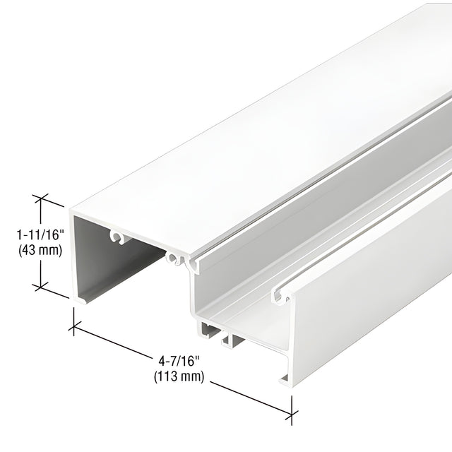 CRL-U.S. Aluminum Sill Mullion, White KYNAR® Paint - 24'-2"