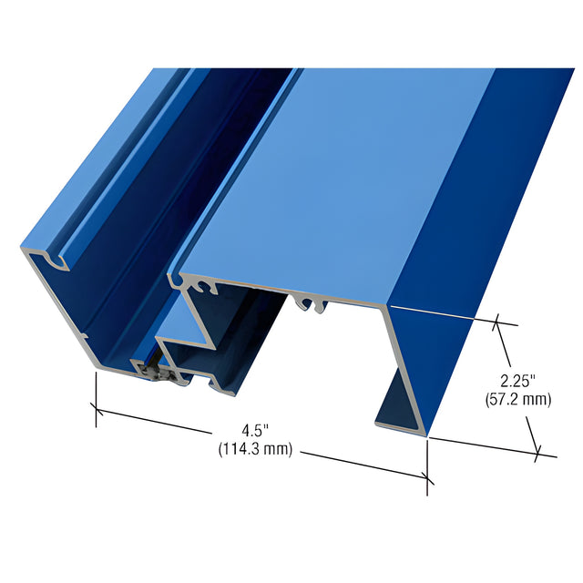 CRL-U.S. Aluminum Sill for 1" Glazing 2-1/4" x 4-1/2", Thermally Improved, Custom Paint- 24'-2"