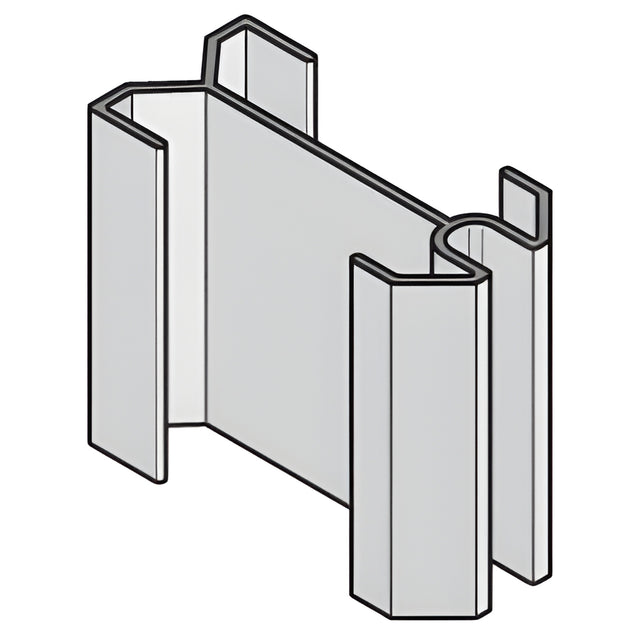 CRL-U.S. Aluminum Splice Sleeve- 5/Pk