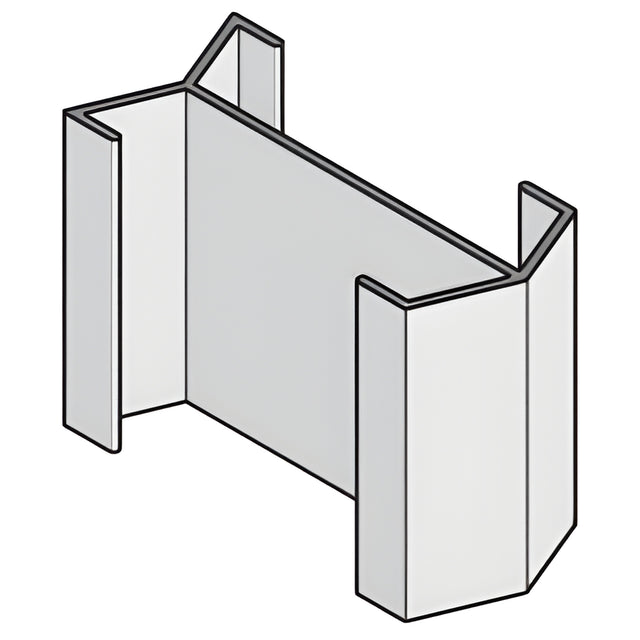 CRL-U.S. Aluminum Splice Sleeve for TW581 Mullions- 5/Pk