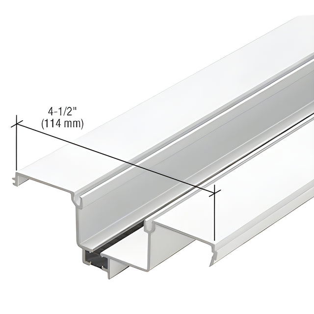 CRL-U.S. Aluminum Stacking Head Insert, Thermally Improved, White KYNAR® Paint - 24'-2"