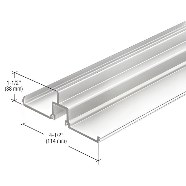 CRL-U.S. Aluminum Stacking Head and Sill Insert, White KYNAR® Paint - 24'-2"