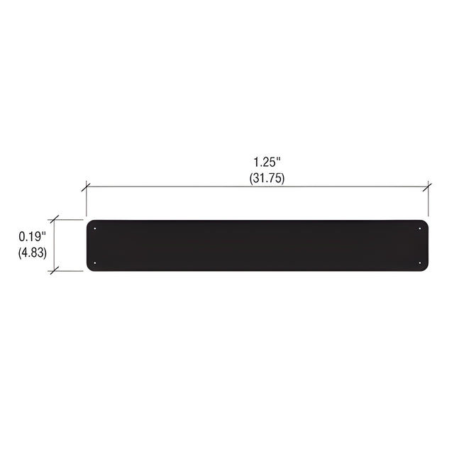 CRL-U.S. Aluminum StormWall XL EPDM Setting Block for 1-5/16" Glazing - Pk/100