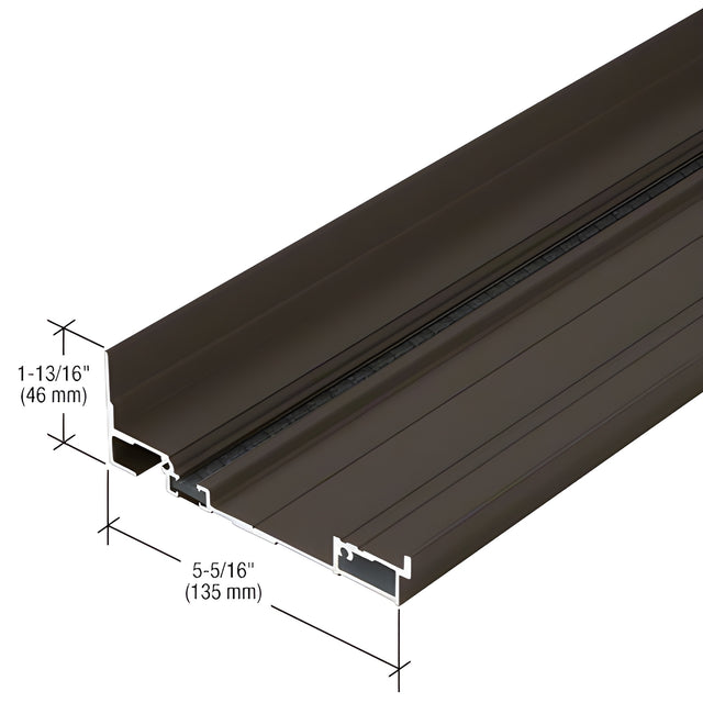 CRL-U.S. Aluminum Subsill, Thermally Broken, Dark Bronze/Black Anodized Class 1 - 24'-2"