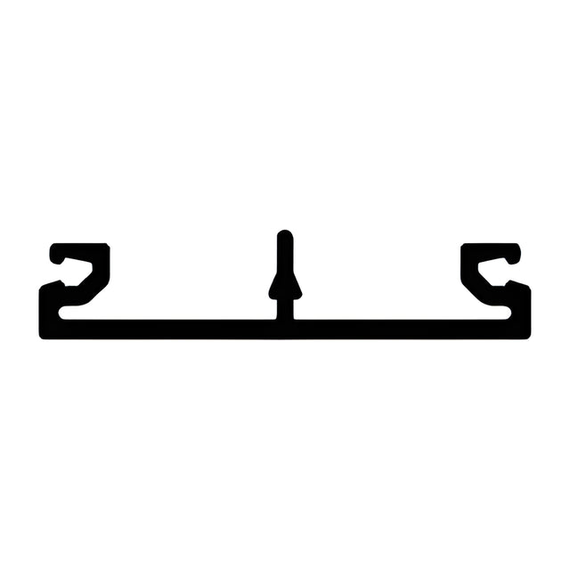 CRL-U.S. Aluminum Vertical Face Cap (Optional) - 24'-2", Dark Bronze/Black Anodized Class 1