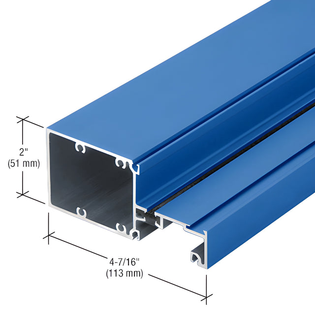 CRL-U.S. Aluminum Vertical Mullion 2" x 4-1/2", Custom Paint - 24'-2"