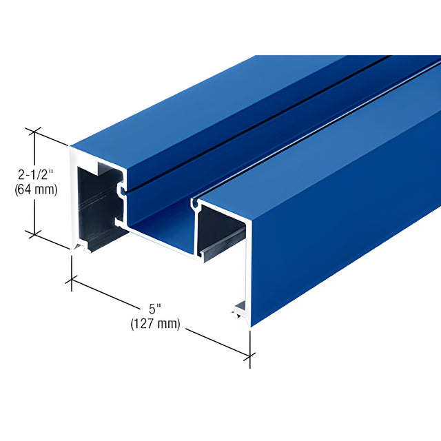 CRL-U.S. Aluminum Vertical Mullion for Series BR606, Custom Paint, 24'-2"