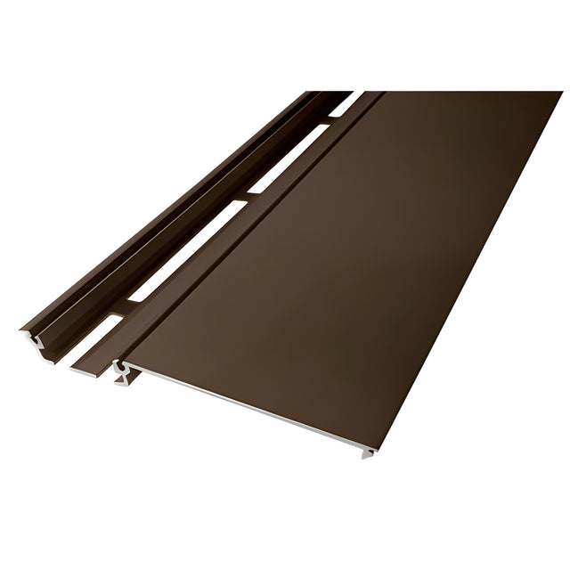 CRL-U.S. Aluminum Vertical Shallow Pocket Filler, Bronze Black Anodized - 24'-2"