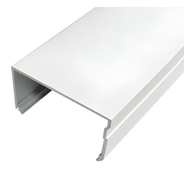 CRL-U.S. Aluminum Wall Jamb Insert, White KYNAR® Paint - 24'-2"