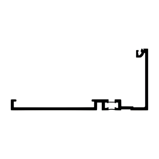 CRL-U.S. Aluminum Wall Jamb (Thermal) - 24'-2", Dark Bronze/Black Anodized Class 1