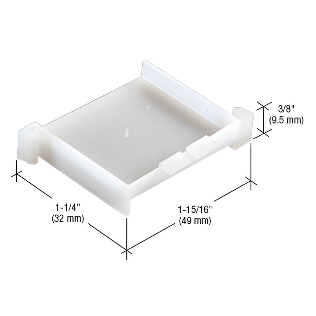 CRL-U.S. Aluminum Water Deflector Used With IG626 and BT815- 50/Pk