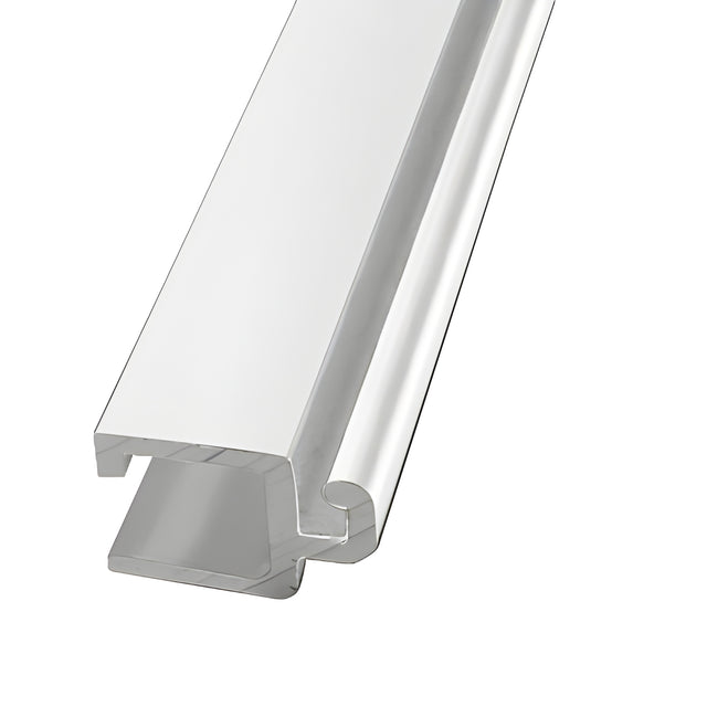 CRL-U.S. Aluminum White KYNAR® Paint 1/4" Glazing Adaptor - 24'-3"