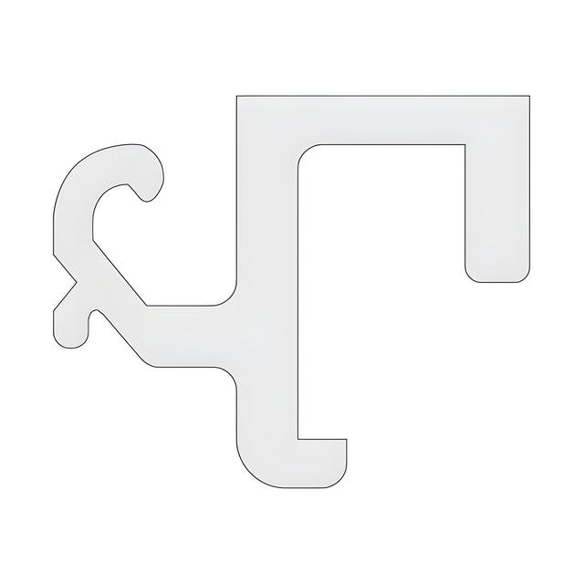CRL-U.S. Aluminum White KYNAR® Paint 5/8" Glazing Adapter - 24'-3"