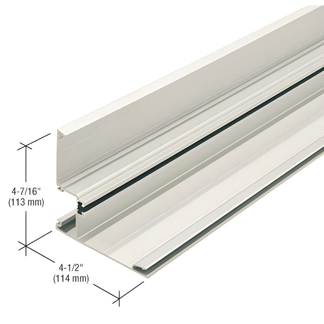 CRL-U.S. Aluminum White KYNAR® Paint 90 Degree Outside Corner Half Section, Thermally Improved - 24'-2"